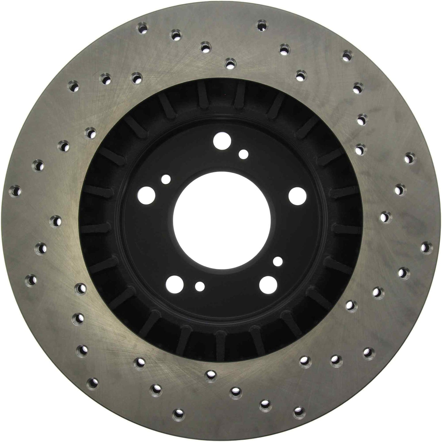 StopTech Sport Cryo Cross Drilled Brake Rotor; Front Left