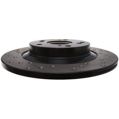 StopTech Sport Cryo Cross Drilled Brake Rotor; Front Left