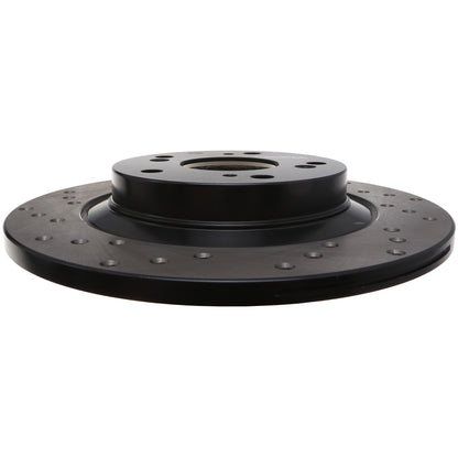 StopTech Sport Cryo Cross Drilled Brake Rotor; Front Left