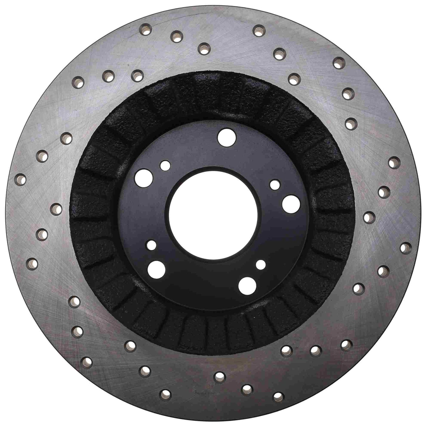 StopTech Sport Cryo Cross Drilled Brake Rotor; Front Left