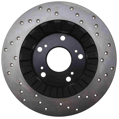 StopTech Sport Cryo Cross Drilled Brake Rotor; Front Left