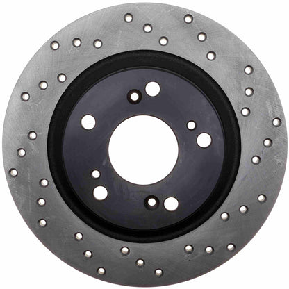 StopTech Sport Cryo Cross Drilled Brake Rotor; Front Right