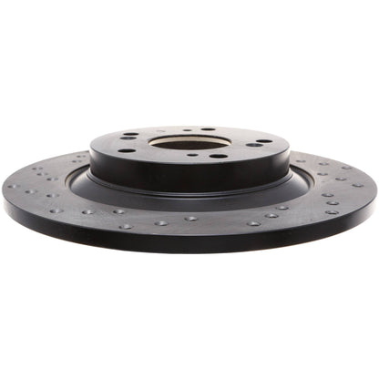 StopTech Sport Cryo Cross Drilled Brake Rotor; Rear Left