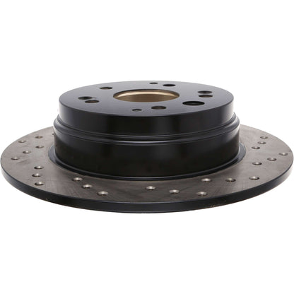 StopTech Sport Cryo Cross Drilled Brake Rotor; Front Right