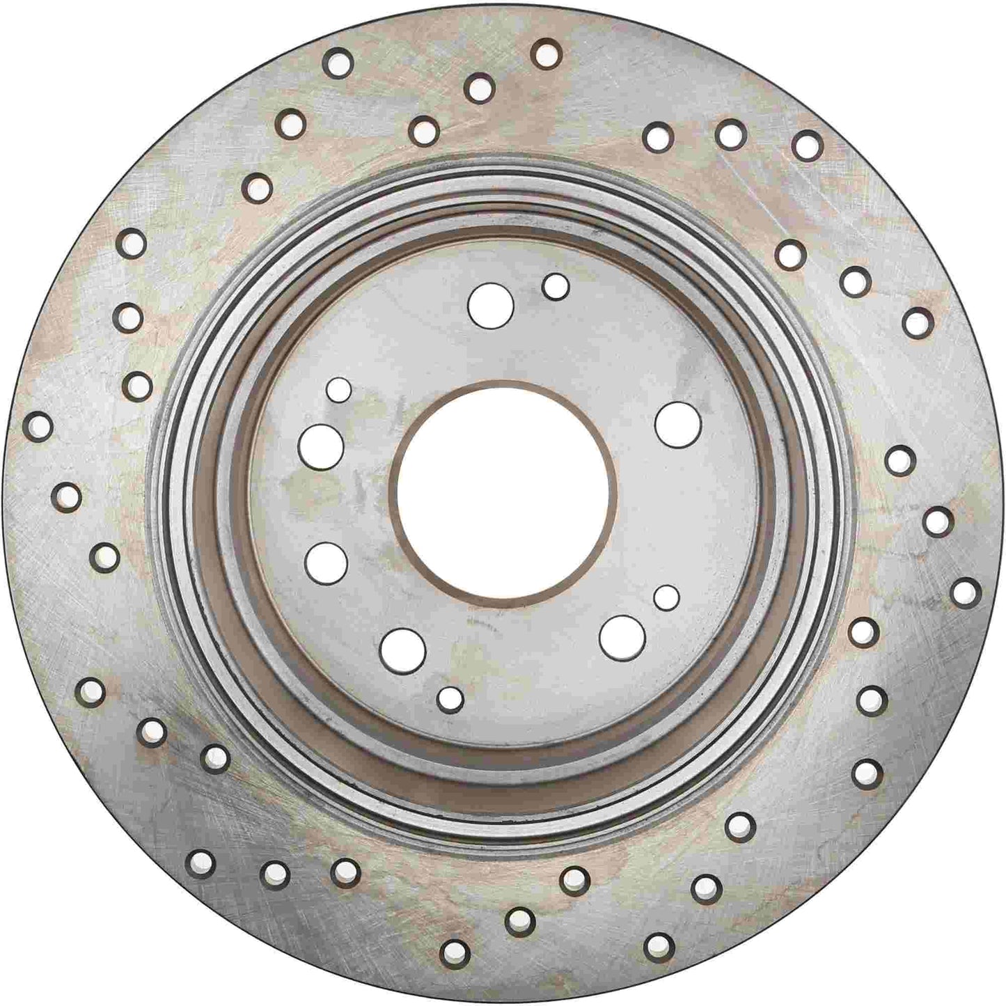 StopTech Sport Cryo Cross Drilled Brake Rotor; Front Right