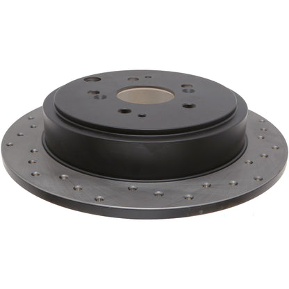 StopTech Sport Cryo Cross Drilled Brake Rotor; Front Right