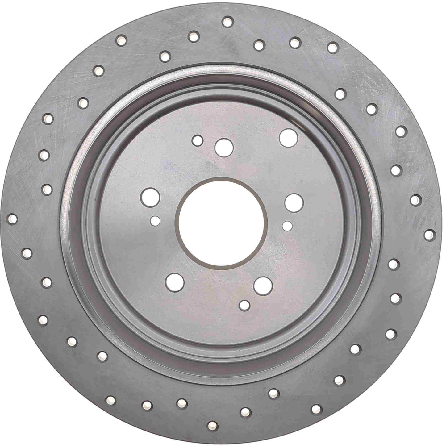 StopTech Sport Cryo Cross Drilled Brake Rotor; Front Right