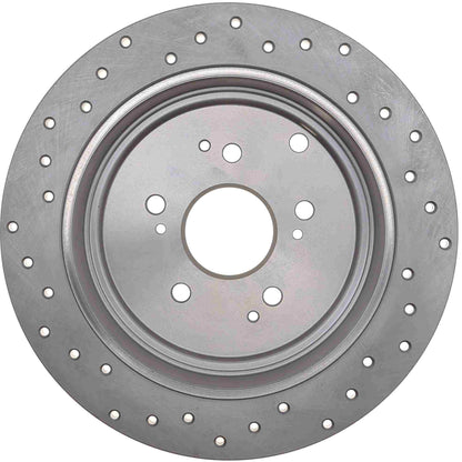 StopTech Sport Cryo Cross Drilled Brake Rotor; Front Right