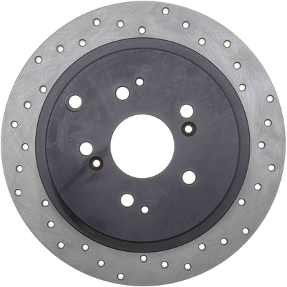 StopTech Sport Cryo Cross Drilled Brake Rotor; Front Right