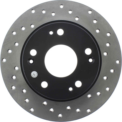 StopTech Sport Cryo Cross Drilled Brake Rotor; Front Right