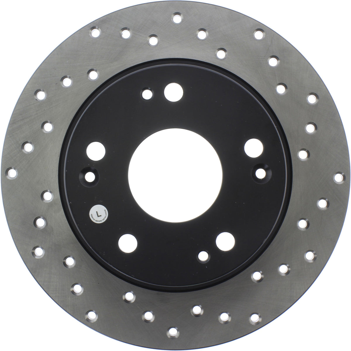 StopTech Sport Cryo Cross Drilled Brake Rotor; Front Right