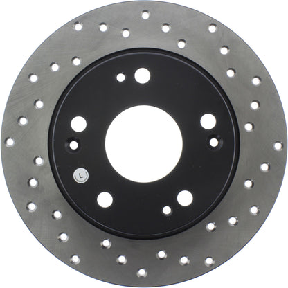 StopTech Sport Cryo Cross Drilled Brake Rotor; Front Right