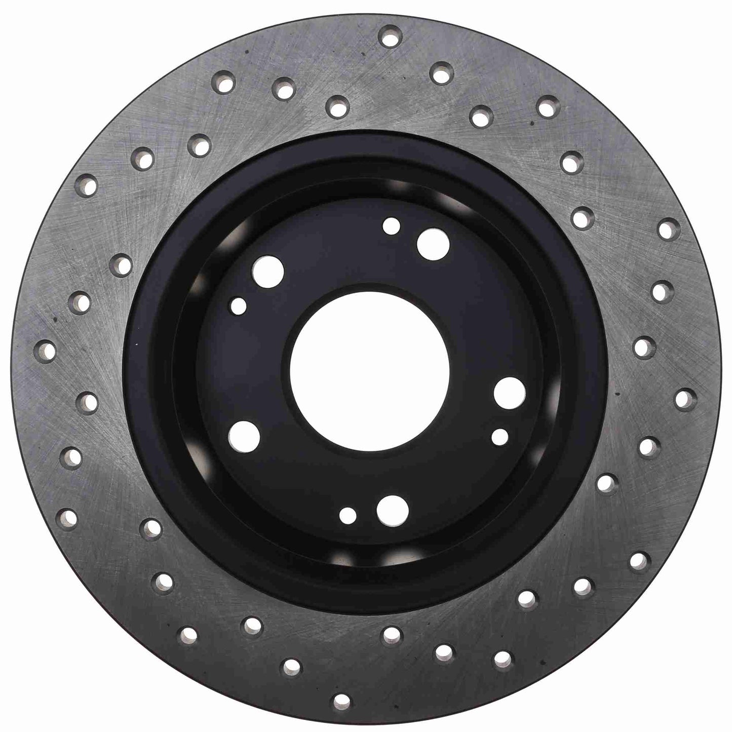 StopTech Sport Cryo Cross Drilled Brake Rotor; Front Left