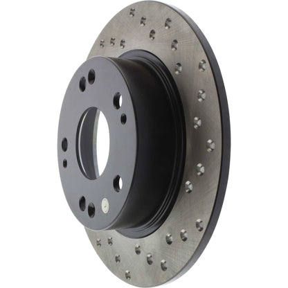 StopTech Sport Cryo Cross Drilled Brake Rotor; Front Right