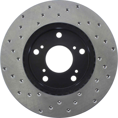 StopTech Sport Cryo Cross Drilled Brake Rotor; Front Right