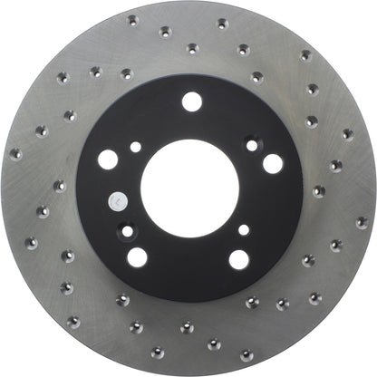 StopTech Sport Cryo Cross Drilled Brake Rotor; Front Right