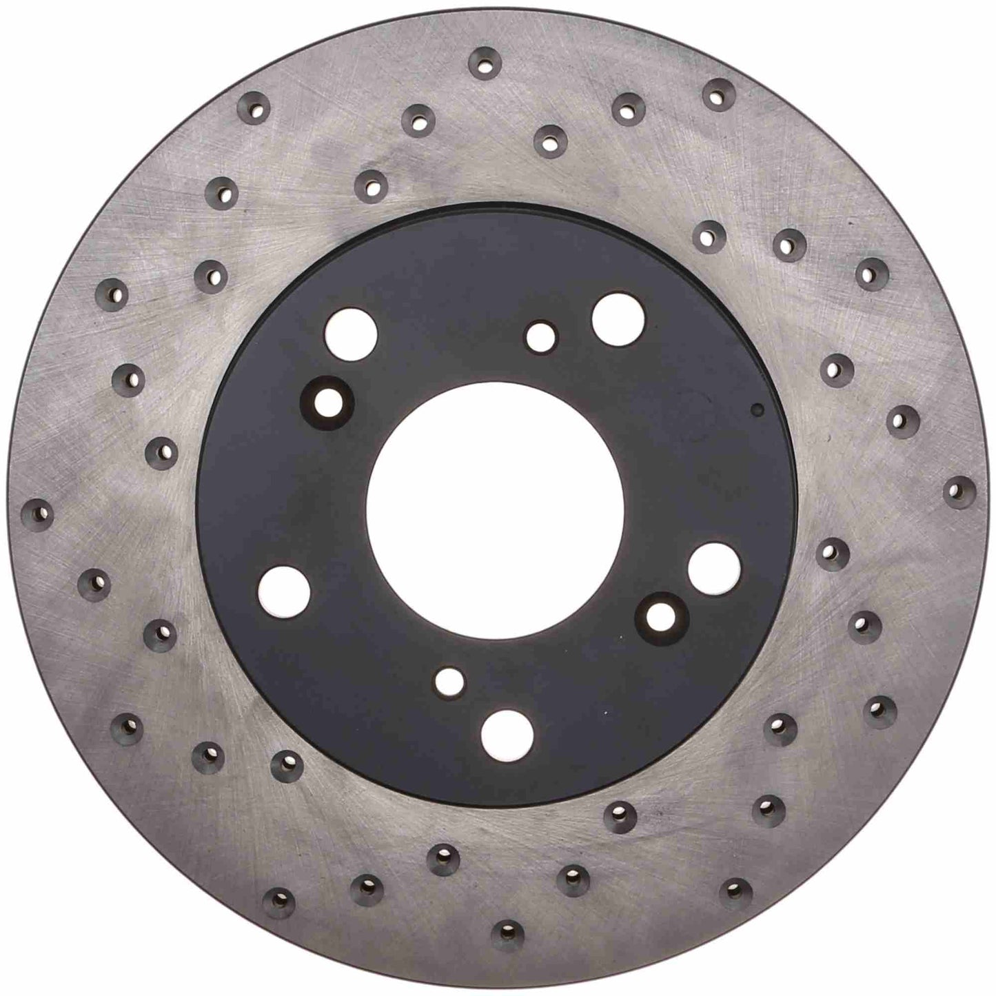 StopTech Sport Cryo Cross Drilled Brake Rotor; Rear Left