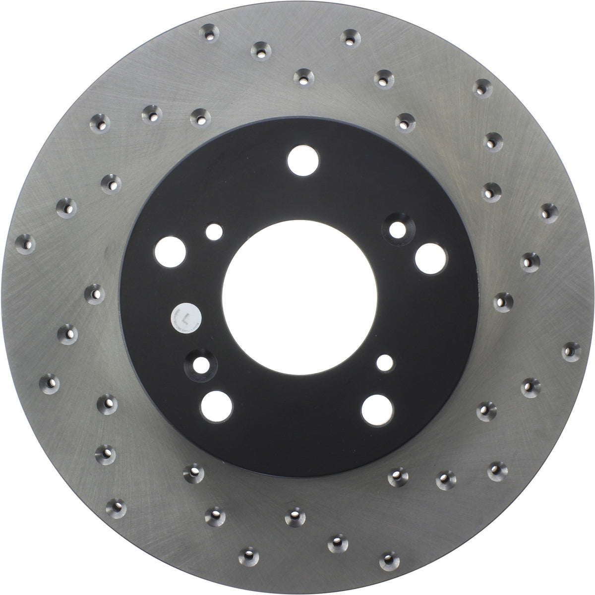 StopTech Sport Cryo Cross Drilled Brake Rotor; Rear Right