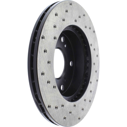 StopTech Sport Cryo Cross Drilled Brake Rotor; Rear Right