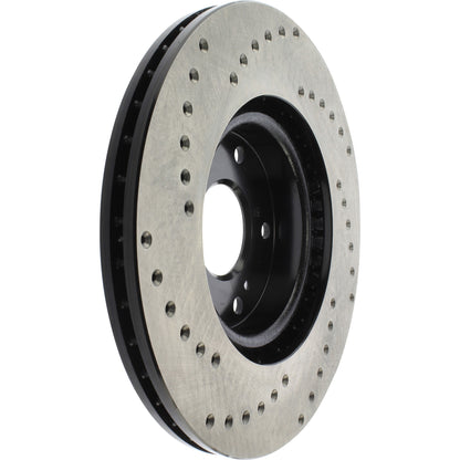 StopTech Sport Cryo Cross Drilled Brake Rotor; Front Right