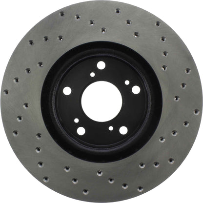 StopTech Sport Cryo Cross Drilled Brake Rotor; Front Left