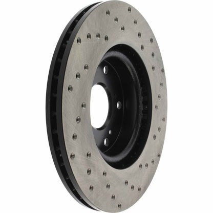 StopTech Sport Cryo Cross Drilled Brake Rotor; Front Left