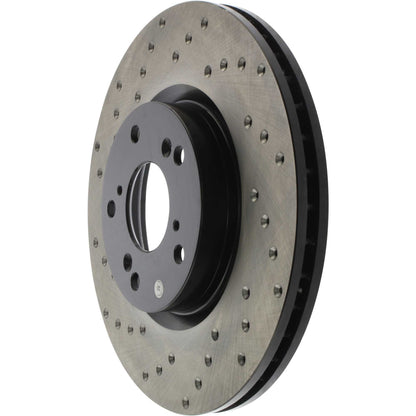 StopTech Sport Cross Drilled Brake Rotor Front Right 128.40057R