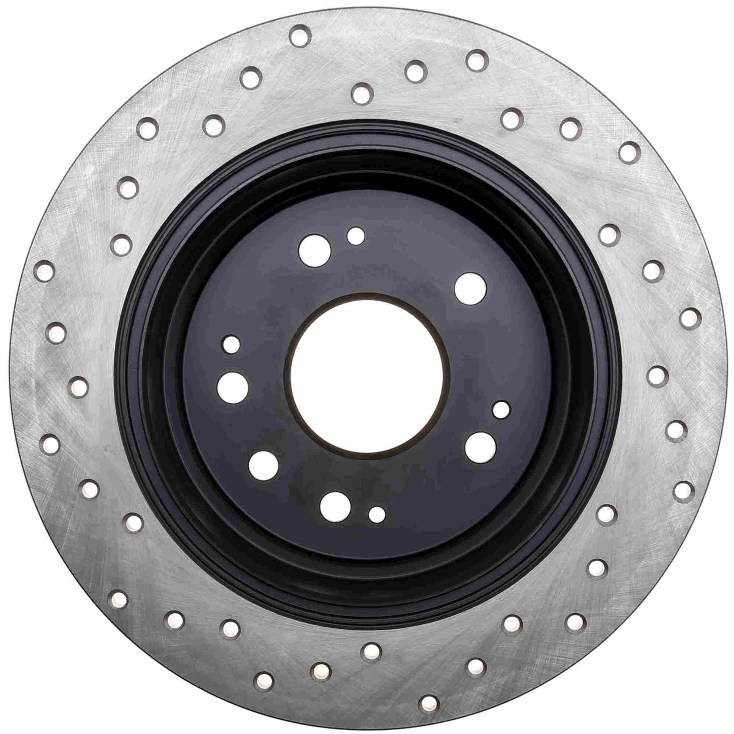 StopTech Sport Cryo Cross Drilled Brake Rotor; Rear Right