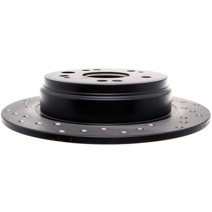 StopTech Sport Cryo Cross Drilled Brake Rotor; Front Left