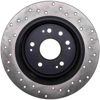 StopTech Sport Cryo Cross Drilled Brake Rotor; Front Left