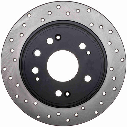 StopTech Sport Cryo Cross Drilled Brake Rotor; Front Left