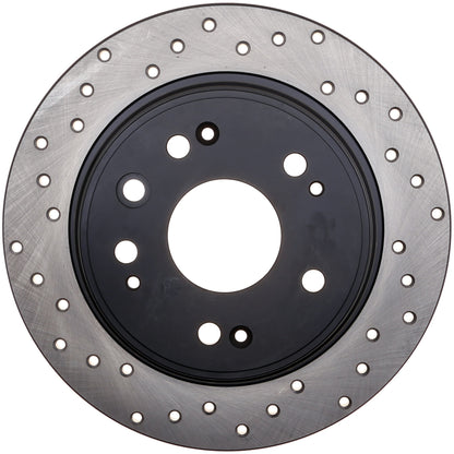 StopTech Sport Cryo Cross Drilled Brake Rotor; Front Left