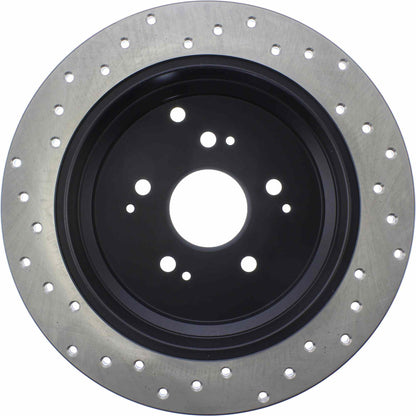 StopTech Sport Cryo Cross Drilled Brake Rotor; Front Right