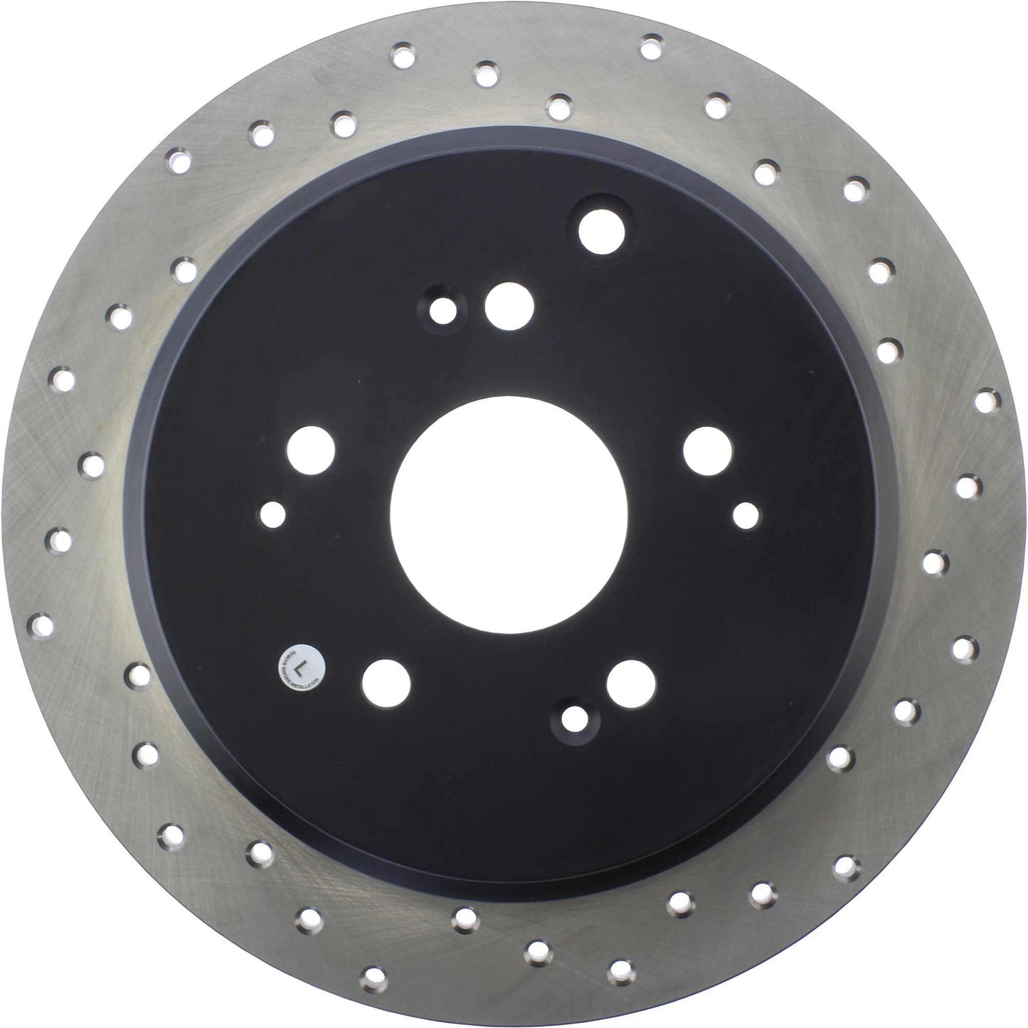 StopTech Sport Cryo Cross Drilled Brake Rotor; Front Right
