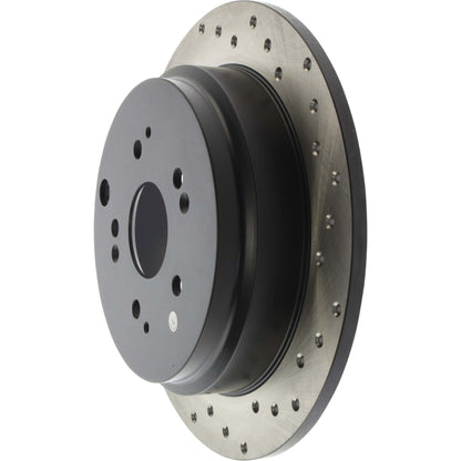 StopTech Sport Cryo Cross Drilled Brake Rotor; Front Right