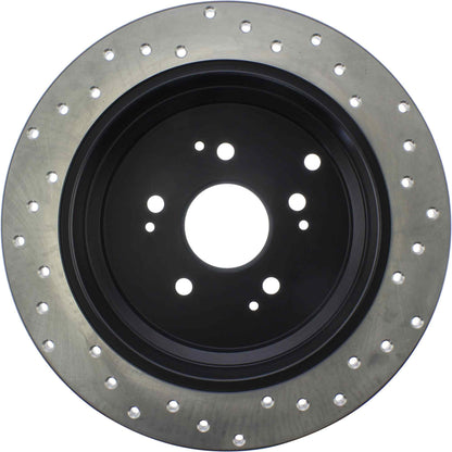 StopTech 16-18 Honda Civic Sport Cryo Drilled Right Rear Rotor 128.40059CR