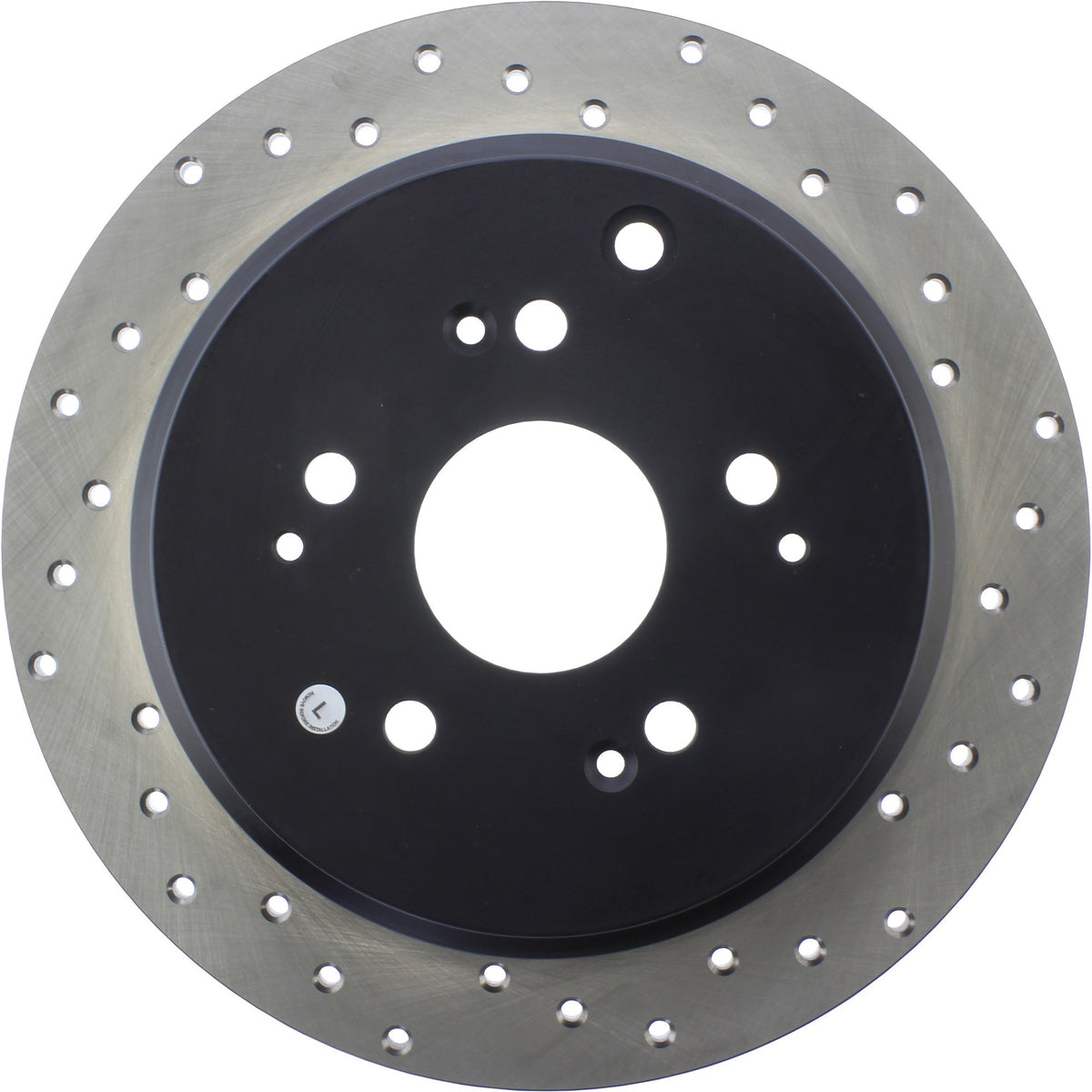 StopTech Sport Cryo Cross Drilled Brake Rotor; Front Right