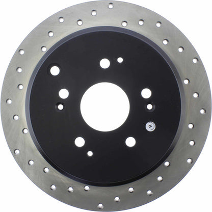 StopTech Sport Cryo Cross Drilled Brake Rotor; Rear Left
