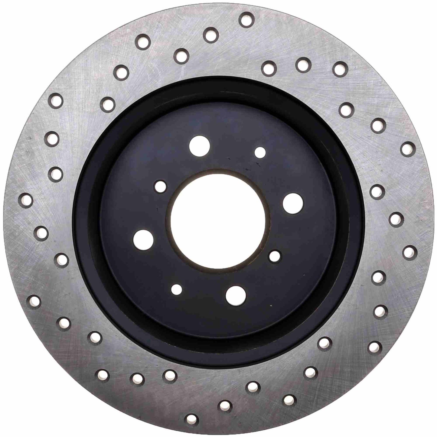 StopTech Sport Cryo Cross Drilled Brake Rotor; Rear Right