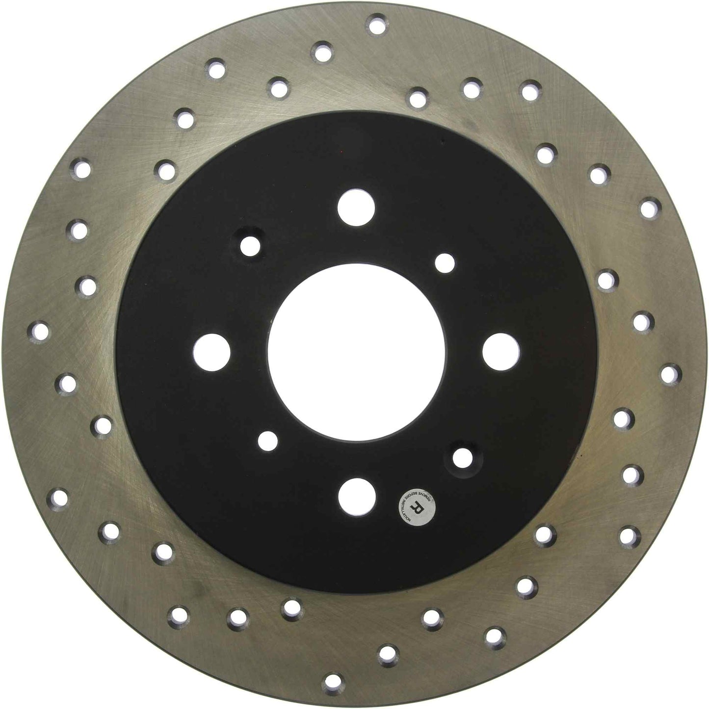 StopTech Sport Cryo Cross Drilled Brake Rotor; Rear Left