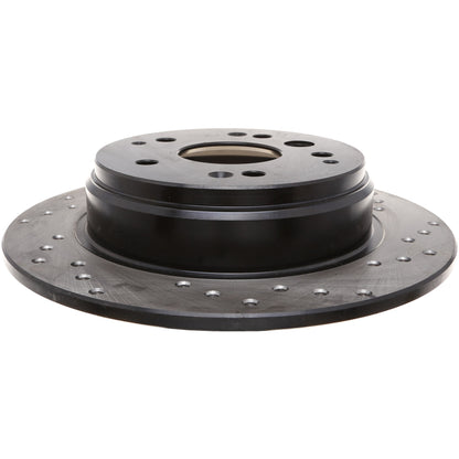 StopTech Sport Cryo Cross Drilled Brake Rotor; Front Right