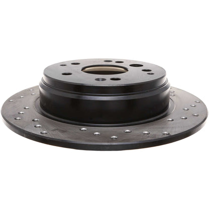 StopTech Sport Cryo Cross Drilled Brake Rotor; Front Right