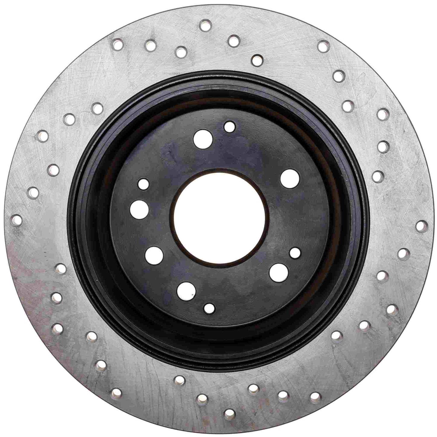 StopTech Sport Cryo Cross Drilled Brake Rotor; Front Left