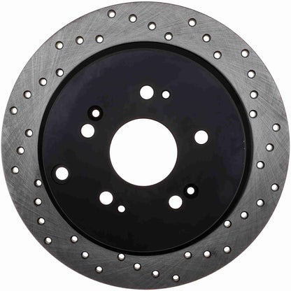 StopTech  Sport Cryo Cross Drilled Brake Rotor; Rear Right