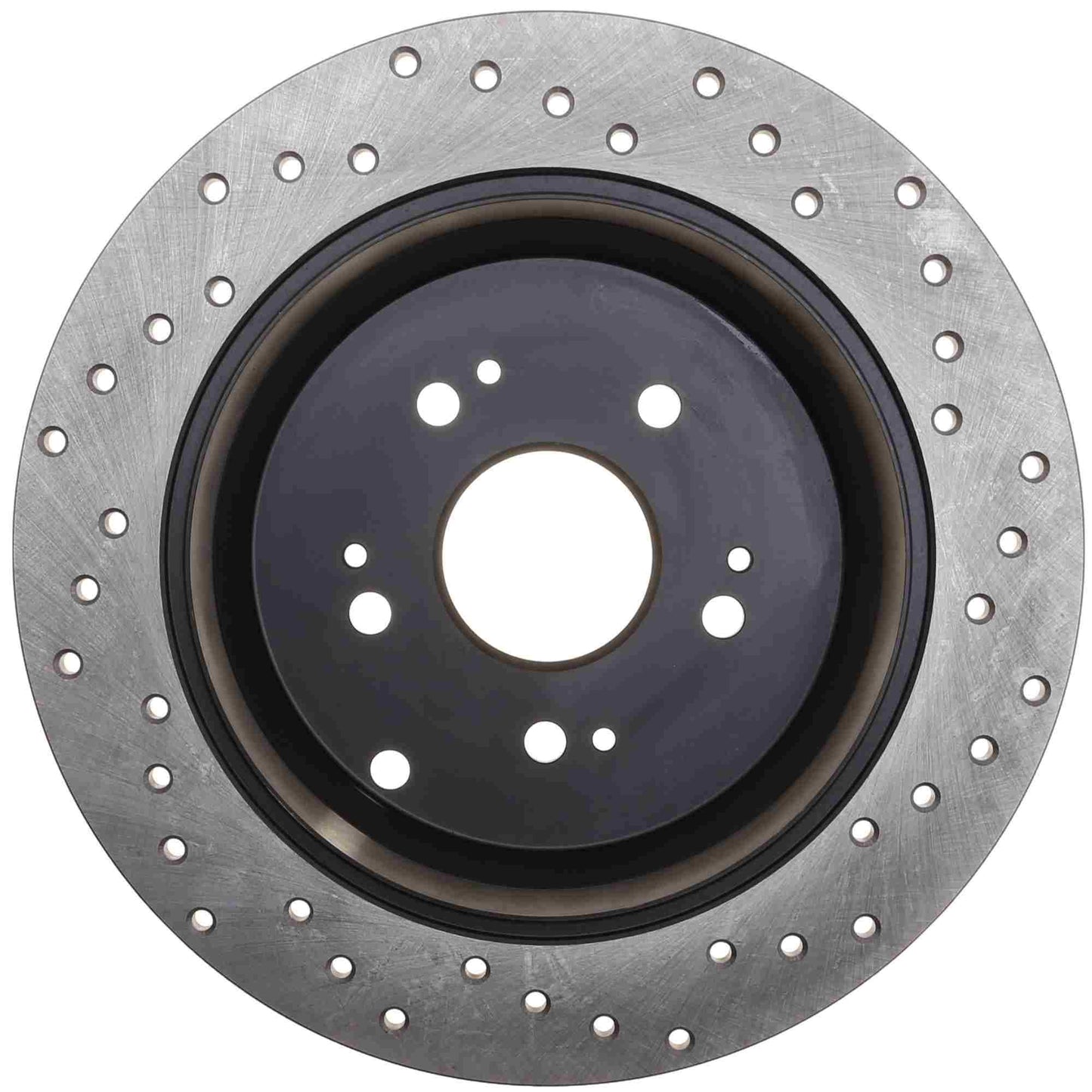 StopTech Sport Cryo Cross Drilled Brake Rotor; Front Left