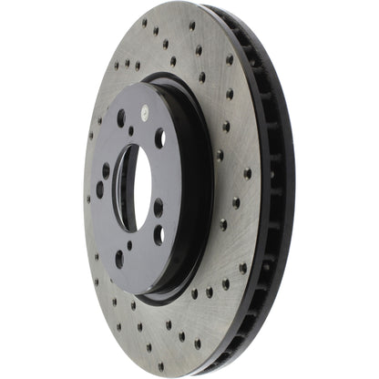 StopTech  Sport Cryo Cross Drilled Brake Rotor; Front Right