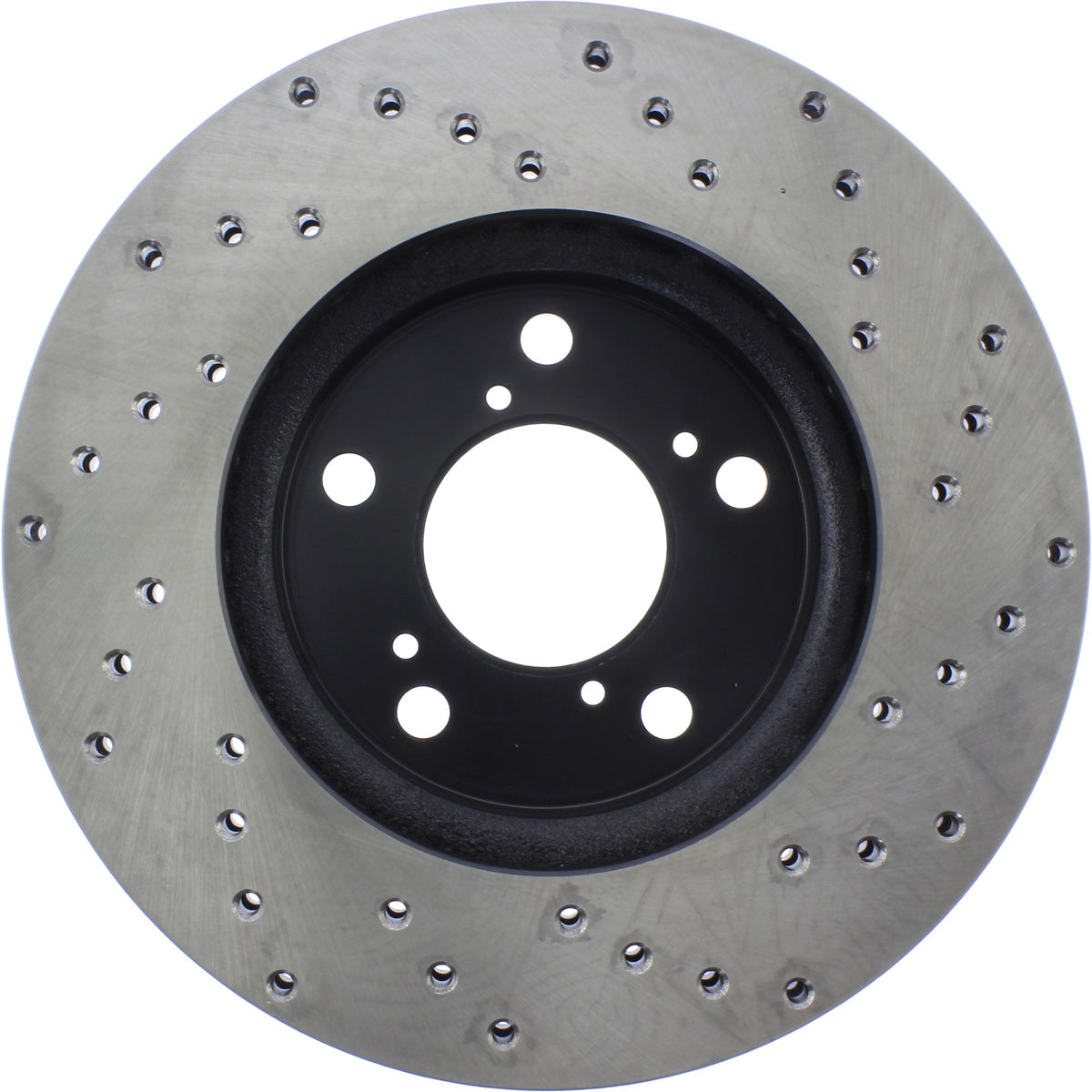 StopTech Sport Cryo Cross Drilled Brake Rotor; Front Left