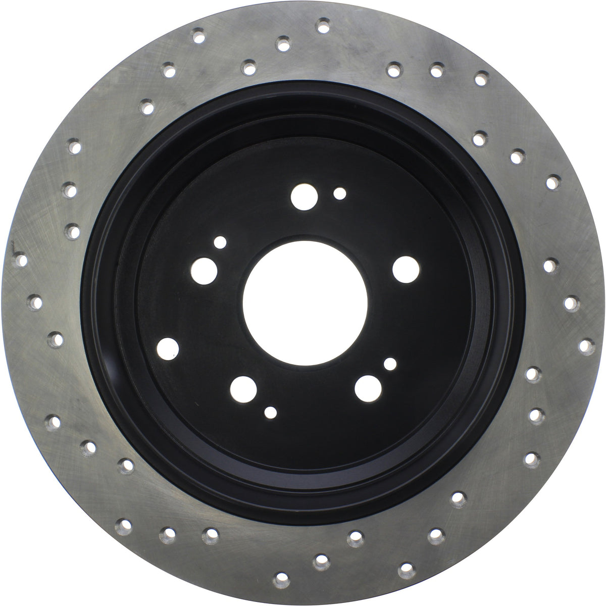 StopTech Sport Cryo Cross Drilled Brake Rotor; Front Right