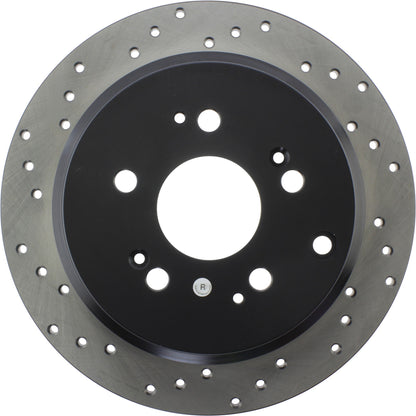 StopTech Sport Cryo Cross Drilled Brake Rotor; Left