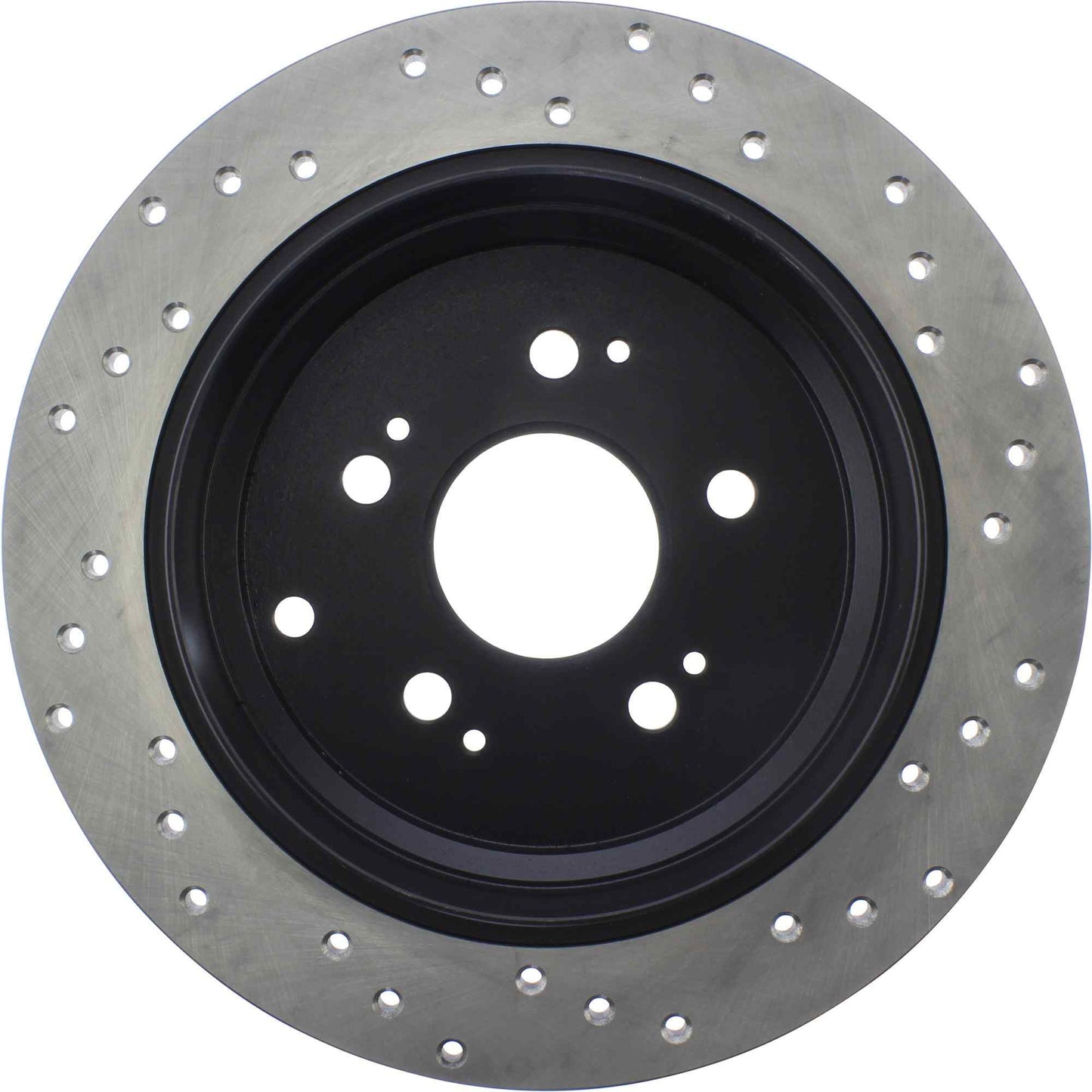 StopTech Sport Cryo Cross Drilled Brake Rotor; Front Left